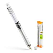 BIC 4-Color 3+1 Retractable Ballpoint Pen With Red Blue Black Ink And 0.7 Mm Mechanical Pencil 1-Count In Assorted Ink - 杏色 - 查看 4