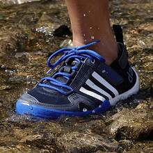 Giày Adidas Terrex Daroga Two 13 H.RDY dành cho nam, Giày đi bộ đường dài dưới nước, Giày thể thao thường ngày HP8637 - Xám đậm/trắng hồng/xanh không quân - Xem 2