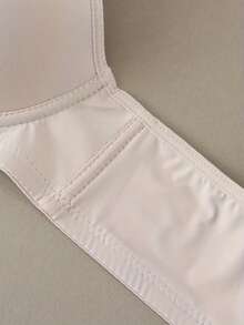 3-Pack Women's Push-Up Bras With Underwire - Full Coverage, Elastic And Comfortable, Adjustable Straps And Soft Pads For Everyday Wear, Cute Solid Colors (Black/Beige/White), Comfortable Underwear | Simple And Elegant Design | Non-Removable Pads - 彩色 - 查看 4