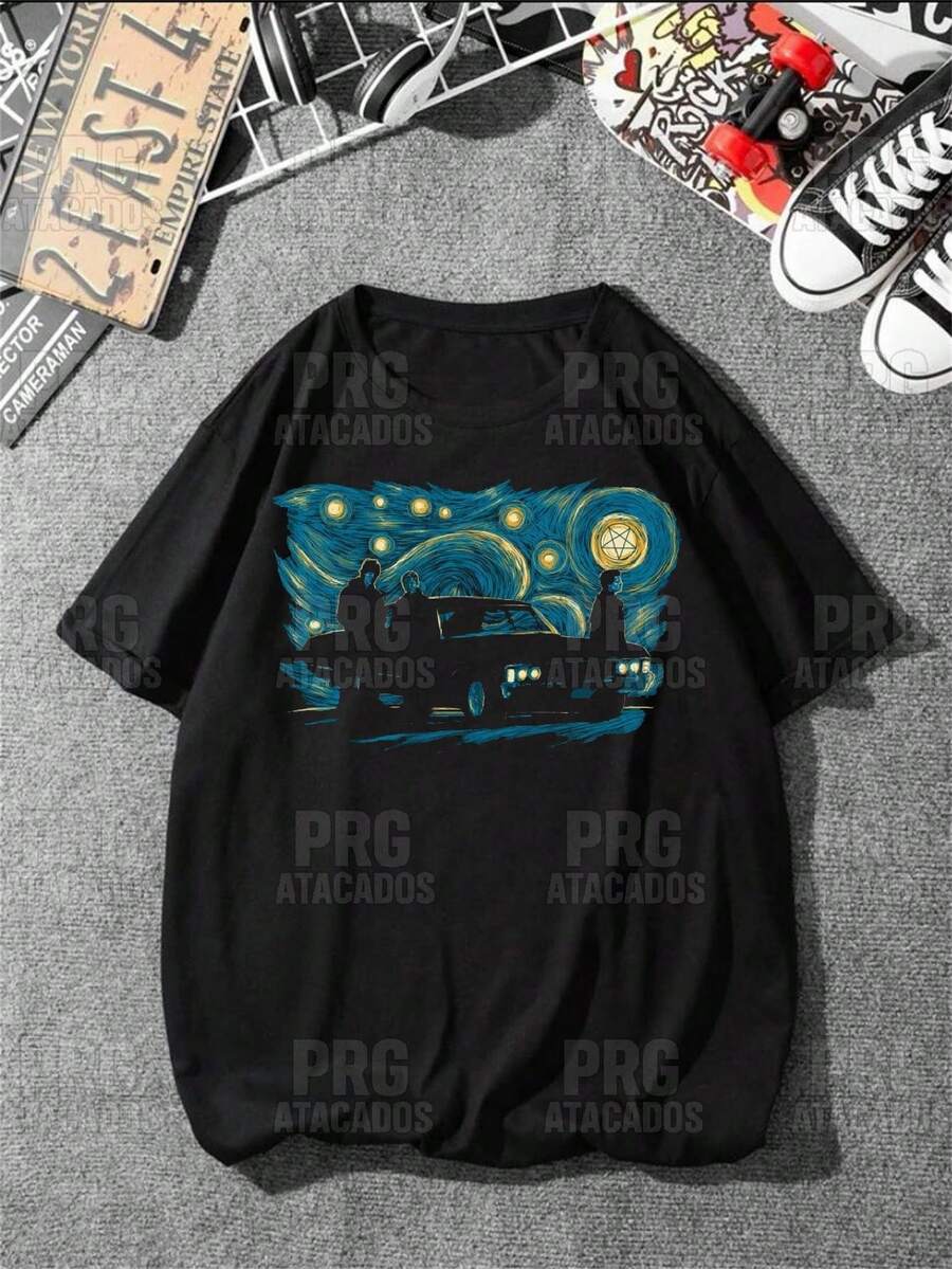 Paranormal Investigation Series T-Shirt Sam Geek Unisex Men's Women's 100% Cotton Top Premium Streetwear New Release Immediate Shipping Various Colors!! Plus Size - <邪惡勢力>第四季 - 查看 1