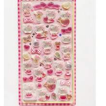 1 张卡通贴纸（随机 1 张），派对礼品和 DIY 手工艺品，房间装饰 | 主题贴纸 | 塑料贴纸，派对装饰 | 设计精美，无需电源，是节日礼物、生日礼物、派对礼品、圣诞节、复活节、感恩节、毕业典礼的完美之选 - 彩色 - 查看 7