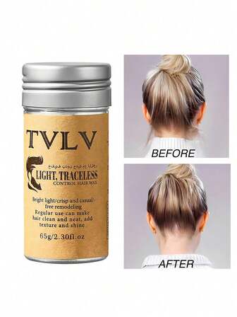 Strong Hold Styling Wax Stick | Portable Solid Hair Glue, Tames Frizz & Adds Volume For Smooth Texture | All-In-One Styling Tool For Men & Women, Combines The Hold Of Gel With Wax's Natural Look