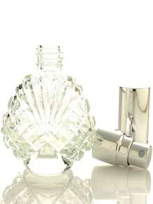 1套15毫升可灌装香水瓶，带铝制喷头（3个香水瓶+3个香水提取工具），小巧香水瓶，化妆品玻璃瓶，旅行必备，螺旋喷头香水瓶，香水分装小空瓶，便携式香水样品瓶，玻璃瓶，精美礼品，圣诞礼物，生日礼物，新年礼物