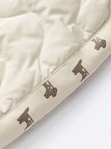 mini bala 2025 Winter Baby Boy Waterproof Down Pants, Oil-Resistant And Warm - Light Khaki - View 9