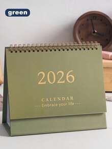 Minimalist Desktop Calendar, Suitable For Office Desk, Vertical Flip-Page Desktop Calendar For Planning, Scheduling And Daily Routine, Available In Multiple Colors, Can Be Used As Decor Or Christmas Gift - Multicolor - View 14