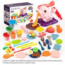 32pcs Dolphin Themed Playdough Extruder Set, Includes Various Shaped Clay Molds, Clay Tools And Cute Utensils. Customize Your Own Creations. Best Gift For Boys And Girls