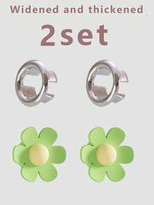 4pcs Flower Shaped Silicone Overflow Stopper - Durable Overflow Drain Plug, Easy To Install, Suitable For Kitchen And Bathroom Sinks, Prevent Overflow And Clogging (Recommend Thicker Version, Fit All Sinks) - Multicolor - View 29