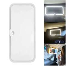 Car Vanity Mirror With LED Lights, 3-Color Dimmable Makeup Mirror For Car Sun Visor - Multicolor - View 2