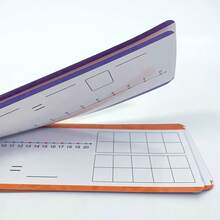 16 PCS Addition Subtraction Within 20 Dry Erase Number Line Cards Children's Mathematics Enlightenment Exercise Cards Teaching Aids For Kindergarten Teachers