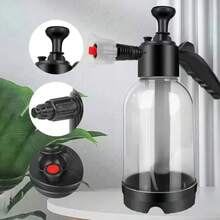 2升高压洗车泡沫喷枪，手持式汽车及家用浇水壶，带扇形高压透明泡沫喷嘴