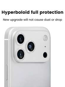 1pc Glitter Camera Lens Protector Film, Lens Sticker With Glitter Lens Film, Compatible With IPhone 17, 17 Pro, 17 Air, 17 Pro Max, 16, 15, 14, 13, 12, 11 Pro Max Plus Mini