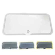 Car Vanity Mirror With LED Lights, 3-Color Dimmable Makeup Mirror For Car Sun Visor - Multicolor - View 10