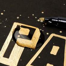 10 قطعة/مجموعة أقلام تحديد معدنية متعددة الألوان، حبر مائي سلس للكتابة والرسم على البلاستيك والسيراميك والزجاج وبطاقات التهنئة وغيرها - متعدد الألوان - مشاهدة 2