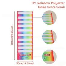 1 Piece Roll Scoring Game: Creative Activity Game For Drinking And Sports Parties, Ideal Gift For Proposals, Car Parties, Made Of Polyester - Multicolor - View 8