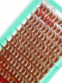 Sulv 168pcs Light Brown False Eyelashes D Curl 10-12-14-16mm,14-16-18-20mm To Choose False Eyelashes, Suitable For Blonde False Eyelashes - Brown - View 7