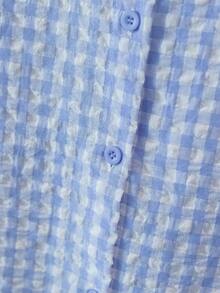 YUXIN 女士宽松格子衬衫，翻领纽扣设计，单侧口袋，多种颜色可选，适合通勤和休闲穿着，四季皆宜