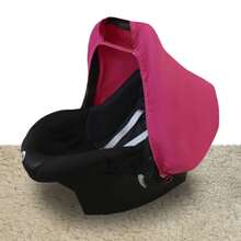 Universal Baby Car Seat Canopy For Girls And Boys - Hot Pink - View 3