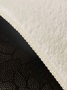 1pc Modern Cream Style Asymmetrical Shaped Plush Soft Carpet, Large Area Rug For Living Room, Bedroom, Hallway, Entryway