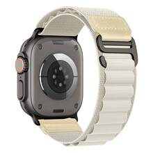 Loop With Leather Design Compatible With Apple Watch Bands Ultra 3 2 1 (49mm) & Series 11 10 9 8 7 6 5 4 SE (46mm 45mm 44mm) Series 3 2 1(42mm) , Soft Stretchy Nylon Sport Band Compatible With IWatch Men Women - 44/45/46/49mm - View 25