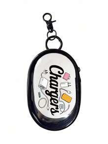 多功能线缆收纳袋，透明充电器整理袋，适用于电子配件，是收纳线缆、充电器、耳机等的理想之选，适合科技爱好者、通勤族、旅行者等，防尘收纳玩具，完美适用于日常使用、工作、旅行，为您的数码收纳增添整洁时尚感，也是一份不错的圣诞礼物。