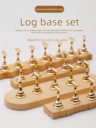 Magnetic Nail Art Display Stand For Nail Polish Sticker Practice, Painting Nail Art Holder For Fake Nails Design With Reusable Clay, Suitable For Home DIY Beginners And Salon