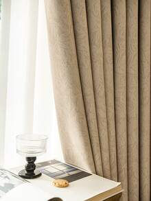 1 pieza Cortina opaca premium gruesa y de alta calidad, diseño de rosa, cortina de lujo para villa, casa de campo, balcón, sala de estar, dormitorio, 450g/m²