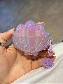 1个可爱贝壳吊坠耳机盒，适用于1/2/3/4代耳机，Pro/Pro 2保护套，硅胶防震耳机盒，适合作为礼物送给朋友、女朋友或作为节日礼物（不含耳机） - 彩色 - 查看 8