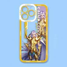 Anime Gold S-Saint Seiya Klare Handyhülle kompatibel mit Samsung A02 A03 A04 A05 A05S A06 A10S A11 A12 A13 A14 A15 A16 A21S NOTE 10 20 Hülle, Abdeckung kompatibel mit  17 pro max Hülle,  17 pro Hülle,  17 Hülle,  16 pro max Hülle - NCCLR03 - Übersicht 7