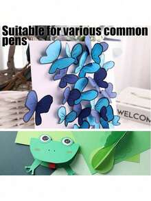 A4 Vibrant Color Double-Sided Cardboard, Thick Craft Paper For Origami, Crafts, Printable - A4 Colored Paper