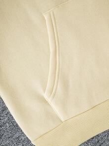 Custom Autumn/Winter Women's Hoodies - Halloween Customization - Front, Back, Double-Sided Customization, Add Your Own Photos (Family Photos/Selfies/Pet Photos) To Design Your Personalized Printed Hoodies, Custom Family Member Hoodies With Baby/Couple/Family/Pet Photos, Customized Comfortable Pet Hoodies, Personalized Pet Sweatshirts, Cute Pet Photo Printed Women's Hoodies Spring - Apricot - View 7