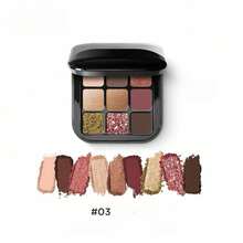 KO Moda premium maquillaje mate de larga duración control de aceite pearl 4 color eyeshadow - #03 - Ver 2