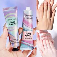 5pcs Gift Set Of Hand Cream, Gift Set, Fruits Plant Fragrance Hand Cream,Moisturizing Hand Cream Travel Size Mother's Day Gift Set For Dry Cracked Hands,Mini Hand Lotion Christmas Gifts Set,Hydrating Hand Care Cream For Men & Women,Mother's Day Gift,Gifts For Her , Festive Gifts - Mauve Purple - View 9