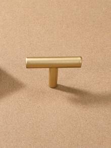 2pcs Gold Elongated Wardrobe Door Pull Handles, Aluminum Alloy Minimalist Luxury Cabinet Drawer Long Bar Pulls - Gold - View 7