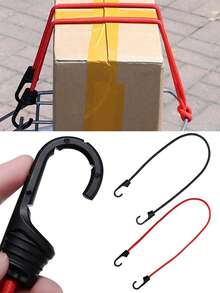 Bicycle Luggage Hook Rope, Elastic Luggage Strap, Cargo Fixing Belt And Elastic Reinforcement Belt. Suitable For Camping, Bicycles, Folding Bicycles And Luggage. Can Be Used To Secure Luggage, Baskets, Plants, Fitness Equipment And Set Up Waterproof Cloth. High Tensile Strength, Durable, Ideal For Cycling Or Travel., Camping Equipment, Camping Essentials - Multicolor - View 8