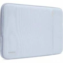 360° Protective Laptop Sleeve For 15-Inch  Air M4/A3241 2025 M3/A3114 2024 M2/A2941 2023 15-Inch  Pro A1990 A1707  XPS 15 Plus Laptop Water-Resistant Computer Case Bag - LightBlue - View 1