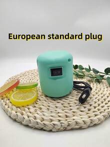 1个快速吸力真空泵，家用衣物收纳真空泵，粉色/绿色，欧标/美标插头，方便整理和收纳换季衣物，衣柜收纳