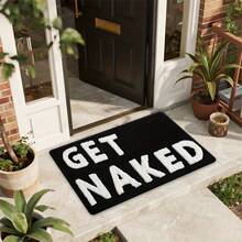 This Stylish And Beautiful 1-Piece Floor Mat Features An Inverted "NAKED GIT" Logo On A French Velvet Mat. It Is Suitable For Kitchens, Bathrooms, Living Rooms, Entryways/Doorways, And Hallways, And Is Soft, Comfortable, Non-Slip, Machine Washable, And Easy To Clean. - Nhiều màu - Xem 10