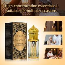 FLATPEA Long-Lasting Fragrance, Fashionable Perfume, Unisex Scent, Fresh Rose & Woody Notes, Niche And High-End, Portable. Arabian Fragrance Oil, Enchanting, Boosts Confidence And Charm, A Must-Have Essential For Autumn And Winter Dates, Social Events, Parties, Galas And Gatherings, Creates A Romantic Atmosphere