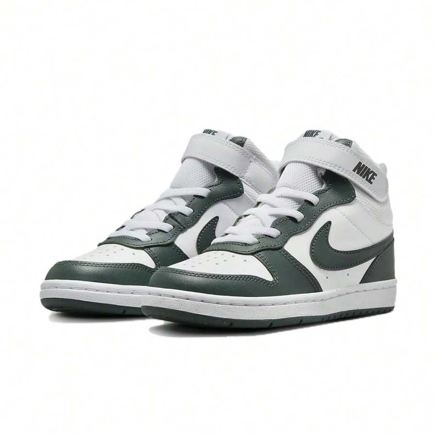 Nike 幼儿 COURT BOROUGH MID 2 (PSV) 休闲中帮鞋 CD7783-119 - 白色 - 查看 1