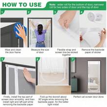 90.17厘米 x 208.28厘米 重型宠物门 - 超高超宽金属丝网屏障，带双拉链门，耐用PC材质，室内/室外均可使用，适用于卧室、客厅、厨房、露台、门口，游戏围栏设计，适合猫和小型犬 - 白色 - 查看 8