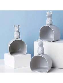 1PC Creative Noodle Spoon Kitchen Gadget, Multifunctional Rice Spoon Cartoon Mouse Rice Shovel Rice Spoon Small Grain Shovel Kitchen Tool Essential Kitchen Gadget Cartoon Plastic Rice Measuring Cup Cute Lucky Mouse Rice Spoon Multifunctional Long Handle Cute Flour Spoon Household Fruit Powder Baking Spoon Digging Rice Rice Flour Measuring Spoon Measuring Cup - Multicolor - View 4