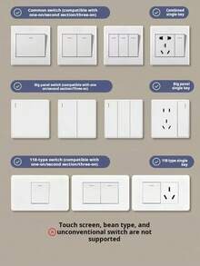 自动关灯工具、关灯助手、懒人关灯工具、无线关灯工具、关灯神器、遥控关灯、安装简便、无线家具灯开关、无需布线、可粘贴在任何地方、懒人关灯好帮手 - 白色 - 查看 7