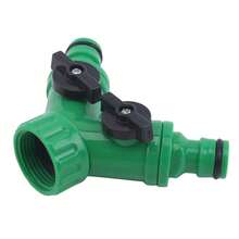 1pc, Garden Hose Splitter 2 Way, Plastic Connector Tap Splitter, Y Splitter 2 Valves With Shut Off Valves Plants Water System With Adjustable Control Valve Switch, Watering Sprinkler Nozzle, Garden Hose Supplies - Multicolor - View 7