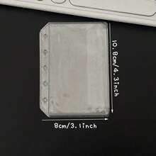 2个/5个 M5 PVC 收纳袋，5孔透明收纳盒，活页夹配件 - 套裝 - 查看 2