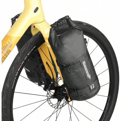 Waterproof 7L Front Fork Bag For Mountain Bike And Road Bike Accessories - Durable Saddle Bag With Secure Mounting System Ideal For Commuting Trail Riding And Long-Distance Cycling Keeps Gear Dry And Organized