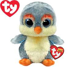 TY Plush Doll, Ty Beanie Boos Lillibelle Pink Kitten, Blue Glitter Eyes, Soft & Plush Stuffed Animal, Original 6 Inch, Christmas Gift - Multicolor - View 10