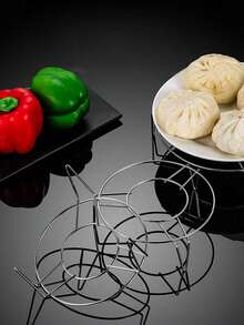 1/3pcs Multi-Functional Stainless Steel Collapsible Steamer Tray, Expandable Steamer, Expandable Fruit Plate, Small Steamed Buns Steamer Grid, Steamer, Steamer Drawer, Steamer Rack
