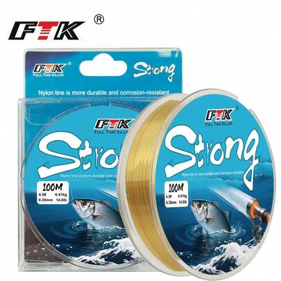  FTK 1 st. nylonlina för isfiske 0,08 mm-0,25 mm 2,9-12,5 pund 1,3 kg-5,7 kg fiskelina för isfiske Tillbehör Fiskelinstorlekar