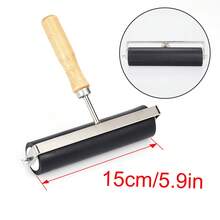 Professional Rubber Roller Brayer Ink Painting Printmaking Roller Art Craft Projects Ink Stamping Tool Home Paint Roller Tool - Black - View 12
