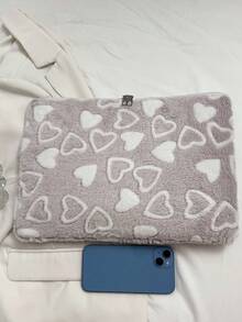 1个心形笔记本电脑保护套，适用于10/11英寸iPad、13/14英寸、15/15.6英寸笔记本电脑，防水旅行必备。 - 藕粉色 - 查看 7